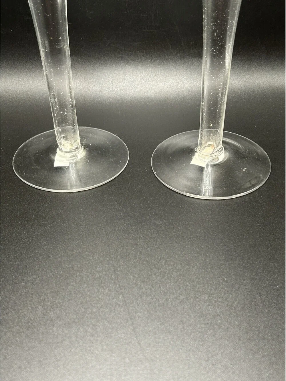 Vintage Pair Of HoIlow Stem International Silver Co Champagne Flutes Y2K 2000